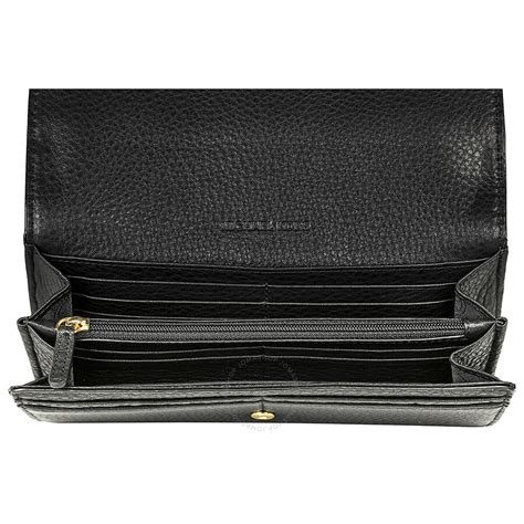 michael kors carryall black|Michael Kors Fulton Carryall Wallet, Black .